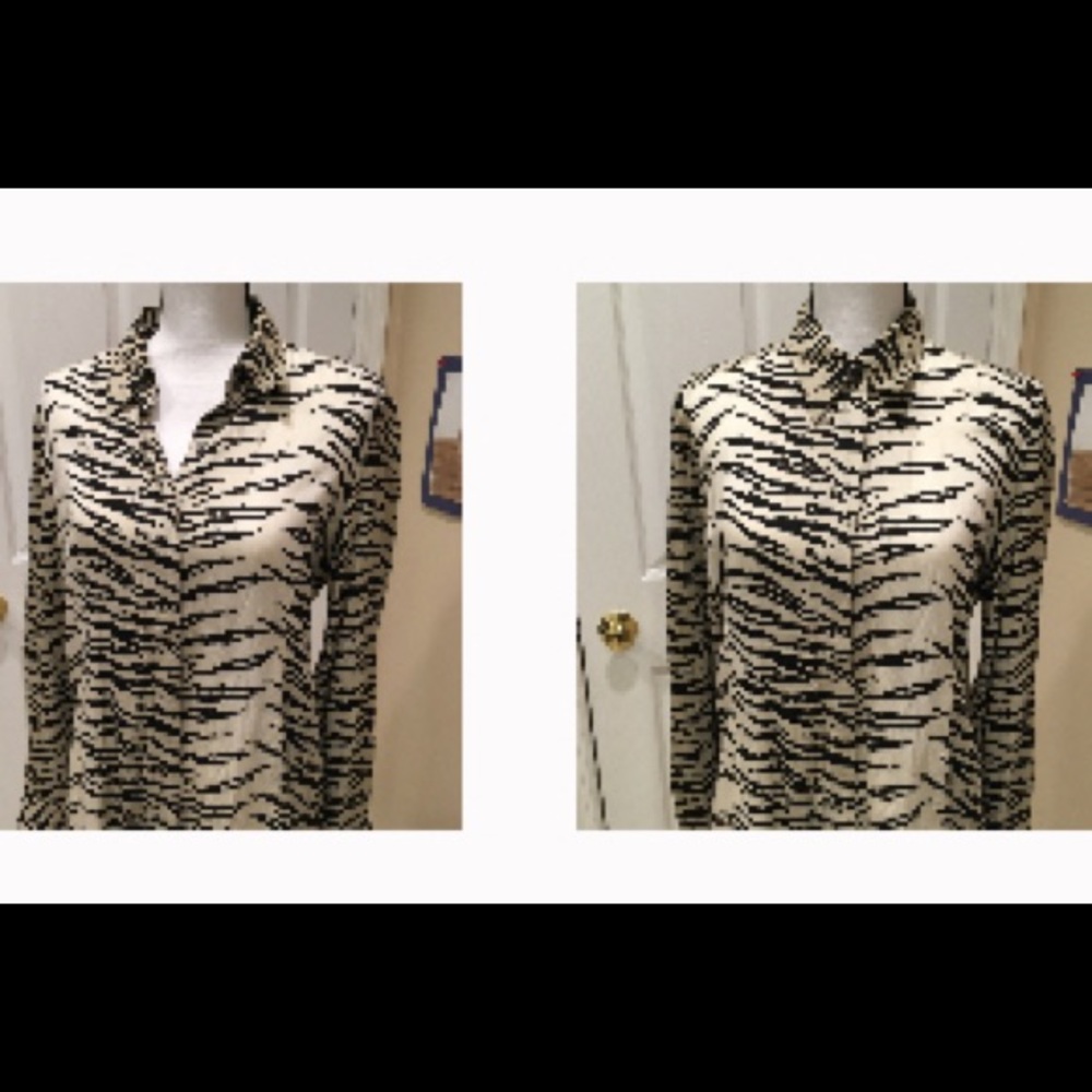 CLEARANCE animal print blouse Liz Claiborne